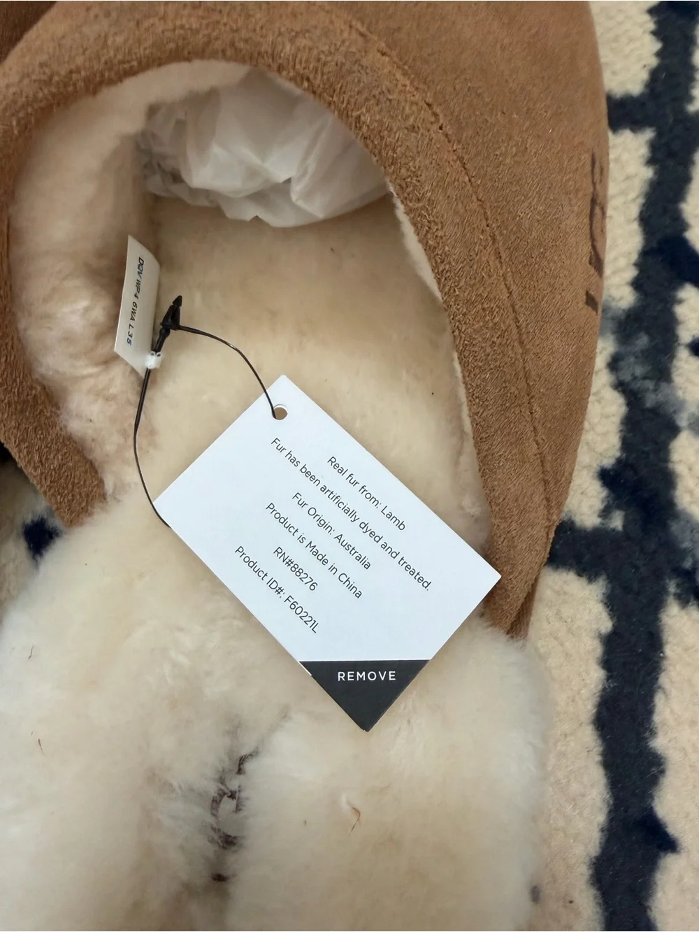 UGG top view